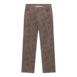 Etro Straight-Fit Jeans mit Paisley Muster braun Hose