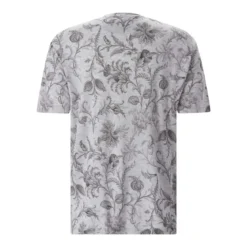 Etro T-Shirt mit floralem Muster grau T-Shirt
