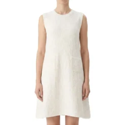 Fabiana Filippi Minikleid aus Baumwollmix weiß Minikleid