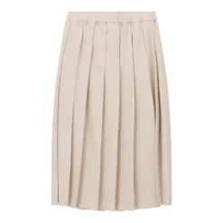 Fabiana Filippi Plissierter Midirock beige Midirock