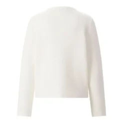 Fabiana Filippi Strickjacke aus Merinowolle weiß Strickjacke