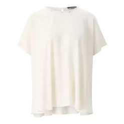 Fabiana Filippi T-Shirt mit Glitzerdetails weiß T-Shirt