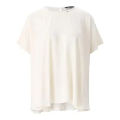 Fabiana Filippi T-Shirt mit Glitzerdetails weiß T-Shirt