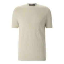 FILIPPO DE LAURENTIIS T-Shirt aus Leinenmix rot T-Shirt