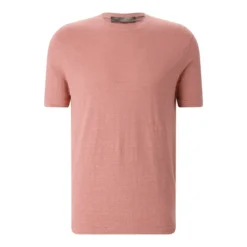 FILIPPO DE LAURENTIIS T-Shirt aus Leinenmix rot T-Shirt