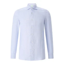 Finamore Hemd Luigi Tokyo blau Hemd