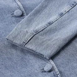 FRAME Kurze Jeansjacke blau Übergangsjacke