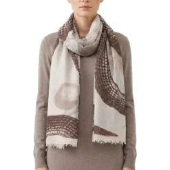 Friendly Hunting Schal Garden Eden aus Kaschmir beige Kaschmirschal