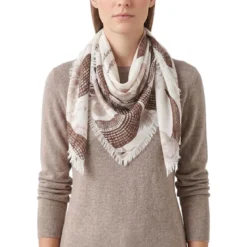Friendly Hunting Tuch Garden Eden aus Kaschmir beige Leichter Schal