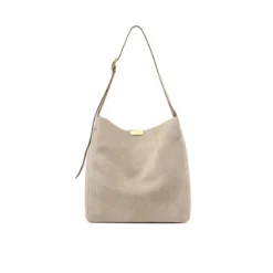 Gianni Chiarini Schultertasche Jo aus Veloursleder beige Crossbody Bag