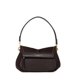 Gianni Chiarini Tasche Helena aus Veloursleder braun Schultertasche