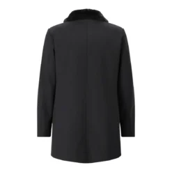 Gimo's Wolljacke mit Pelzfutter blau Übergangsjacke