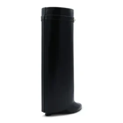 Givenchy Black Knee-High Leather Boots Black Stiefel