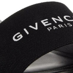 Givenchy 4G Flat Sandal Black Slides