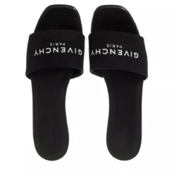 Givenchy 4G Flat Sandal Black Slides