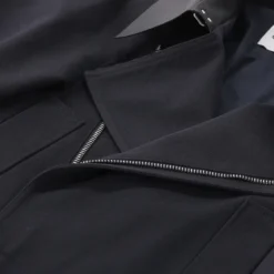 Givenchy Jacke mit Lederkragen dunkelblau Übergangsjacke