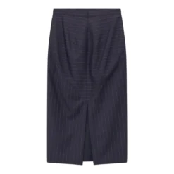 Givenchy Midirock aus Wolle & Seide dunkelblau Minirock