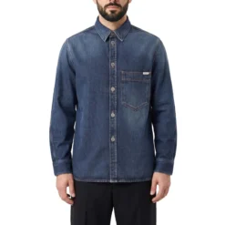 Givenchy Overshirt aus Denim blau Hemd