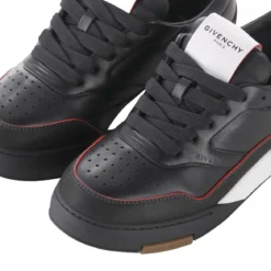 Givenchy Sneaker aus Kalbsleder schwarz Schnürschuhe