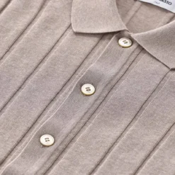 Gran Sasso Kurzarmhemd aus Baumwolle beige Hemd