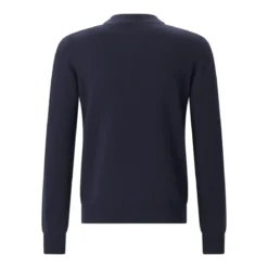 Gran Sasso Pullover aus Schurwolle & Kaschmir dunkelblau Rollkragenpullover