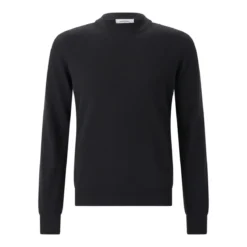 Gran Sasso Pullover aus Schurwolle & Kaschmir dunkelblau Rollkragenpullover