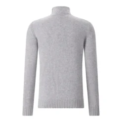 Gran Sasso Pullover aus Schurwolle grau Rollkragenpullover
