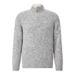 Gran Sasso Pullover aus Schurwolle grau Pullover