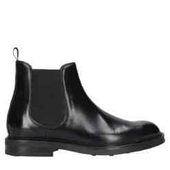 Heinrich Dinkelacker Chelsea Boots Florenz Plain CA schwarz Chelsea Boots