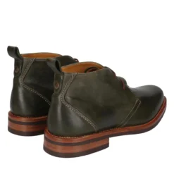Heinrich Dinkelacker George Boots Genf Plain N dunkel-grün Schnürstiefel