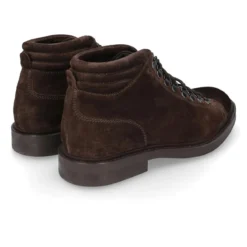 Heinrich Dinkelacker Hiking Boots Florenz Plain V dunkel-braun Schnürstiefel