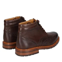 Heinrich Dinkelacker Schnürboots Janosh K Full Brogue H dunkel-braun Stiefel
