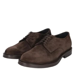 Heinrich Dinkelacker Schnürer Florenz Plain V dunkel-braun Schnürschuhe