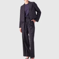 Helene Galwas Blazer HAGER blau Blazer