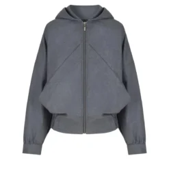 Helene Galwas Blouson Jacke mit Kapuze LUNA grau Blouson