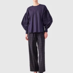 Helene Galwas Bluse HADLEY blau Bluse