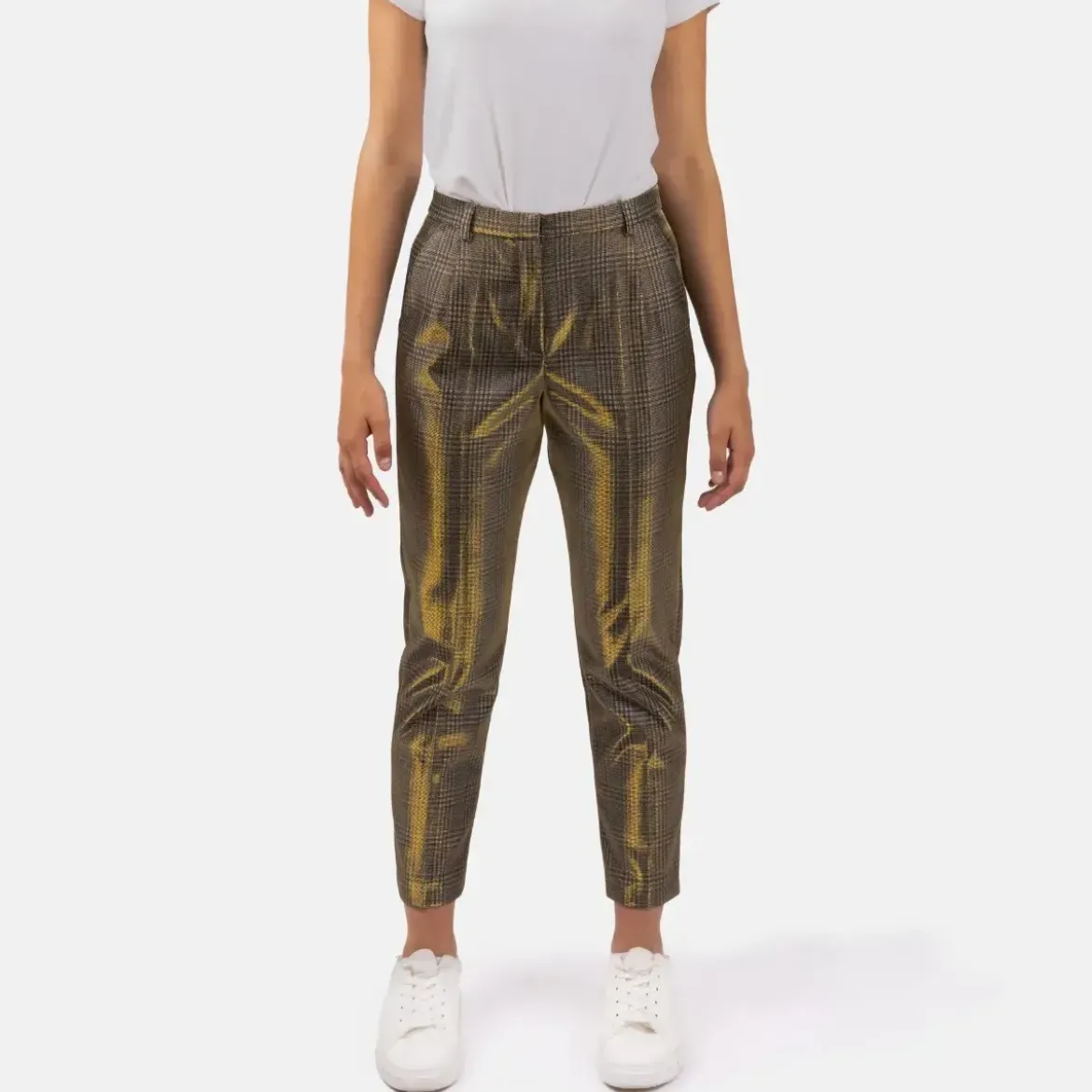 Helene Galwas Bundfaltenhose CARO gold