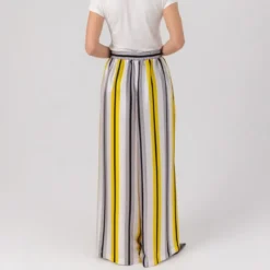 Helene Galwas Hose aus Seidensatin JOHANNA gelb Hosenanzug