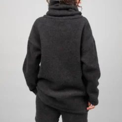 Helene Galwas Pullover EMANUELA grau Rollkragenpullover