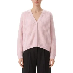 Hemisphere Cardigan aus Kaschmir & Baumwolle pink Strickjacke