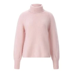 Hemisphere Rollkragenpullover aus Kaschmir & Seide pink Rollkragenpullover