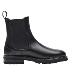 Henry Stevens Der Bonnie Boot aus Boxcalf verfügt über e schwarz Chelsea Boots