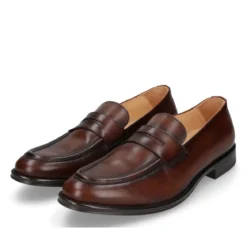 Henry Stevens Loafer Wes PL mittel-braun Loafer