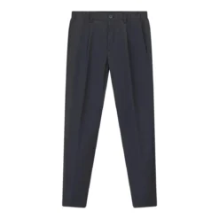 Herno Chino-Hose mit teilelastischem Bund blau Chino