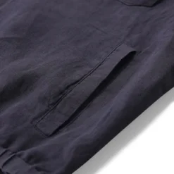 Herno Jacke ausLeinen blau Übergangsjacke