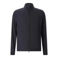 Herno Leichte Jacke aus Wollmix blau Übergangsjacke