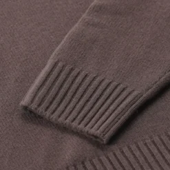 Herno Pullover aus reiner Wolle braun Pullover