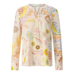 Herzensangelegenheit Blusenshirt mit Blumenmuster mehrfarbig Bluse