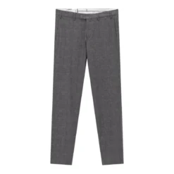 Hiltl Hose aus Baumwoll-Mix grau Stoffhose