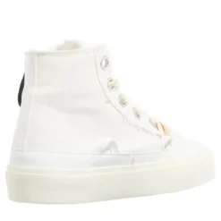 INUIKII DISTRESSED MATILDA White High-Top-Sneaker